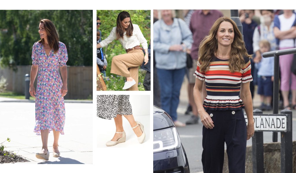 Kate Middleton's Favorite Summer Wedge Espadrilles & Sneakers - BIANKINA