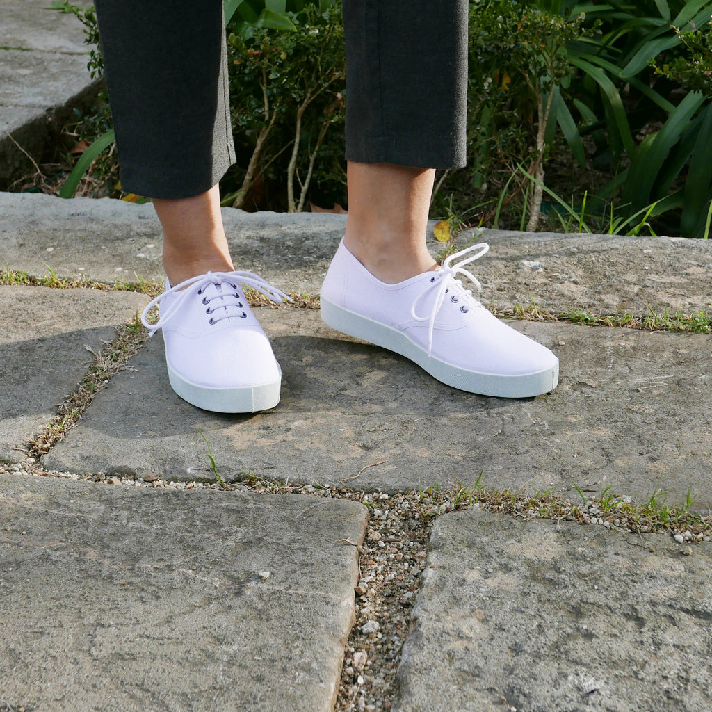 sustainable canvas sneakers - BIANKINA