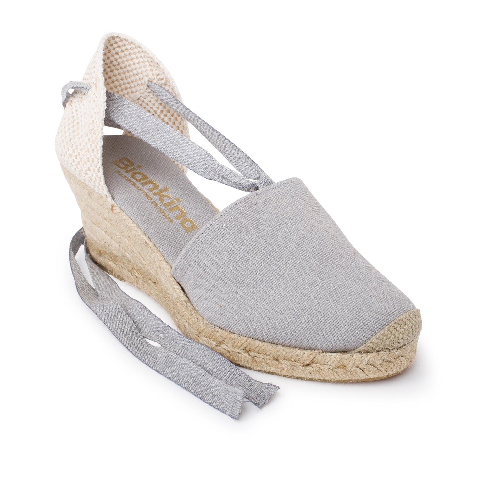 Biankina Almanera Eco Canvas Vegan Espadrille Wedges for Women 
