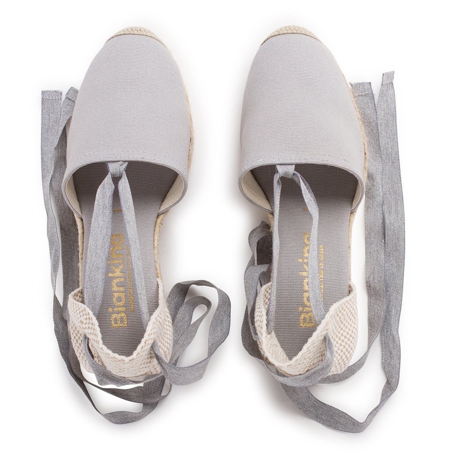 Biankina Almanera Eco Canvas Vegan Espadrille Wedges for Women 